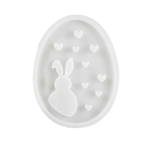 Silikonformen Ostern Silikonform Osterhase Silikon Gießform Ostern Silikonform Osterei Gipsformen zum Gießen Osterhase Epoxidharz Formen Silikon Ostern zum Basteln von NAUXIU