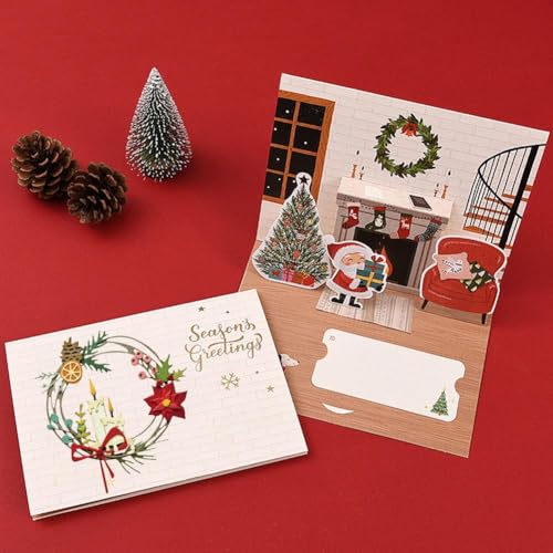 Weihnachtskranz-Stanzformen für Kartenherstellung, Scrapbooking, Weihnachtsblätter, Kerzen, Weihnachtsgirlande, Weihnachtsstern, Metall-Stanzformen für Papierbasteln, Handarbeit, Kunsthandwerk, von NAUXIU