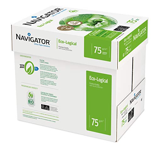 Navigator Eco-Logical Papier FSC eingeriest 75 g/m² A4 5 x 500 Blatt hellweiß von NAVIGATOR Office Paper Solutions