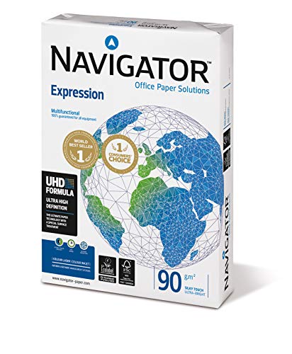 Navigator Premium Papier weiß 90 g/m² A3 5 x 500 Blatt von NAVIGATOR