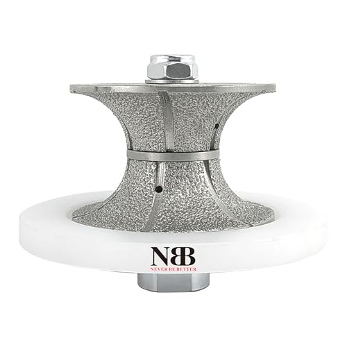 NBB Diamant-Profilscheibe Diamantfräser Fräsbohrer Trenn Reibahle Profilierungs-Bit für Porzellan Fliesen Keramik Granit Marmor Stein einfach zu verwenden auf Winkelschleifer (V Full-Bullnose, V40) von NBB