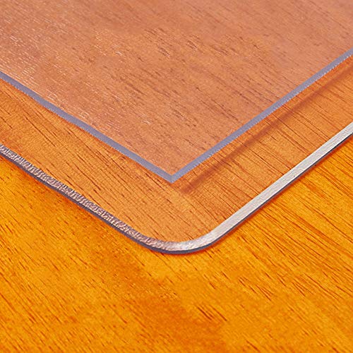 PVC-Tischdecken, kein Schrumpfen, Vinyl-Tischschutz, wasserdicht, rechteckig, Esstischdecke, Farbe: 1,5 mm, matt, Größe: 80 x 120 cm von NBJGNETWIOHSK