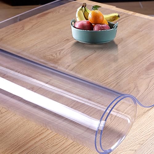 NBKJDSXL Transparente Tischdecken, 1,5 mm dick, PVC-Tischdecken, rechteckig, quadratisch, 1,5 mm, 100 x 100 cm von NBKJDSXL