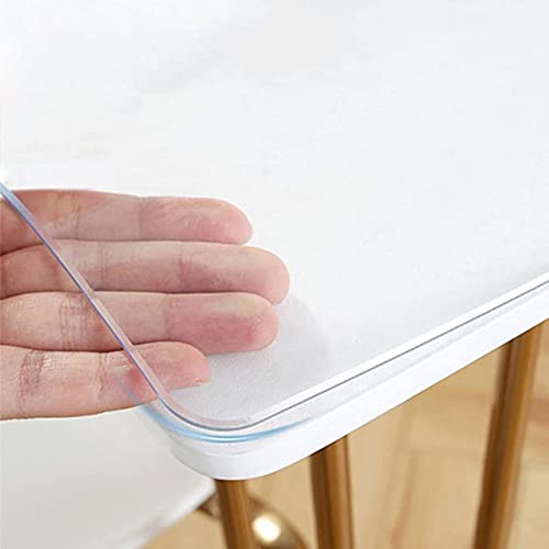 NBKJDSXL Transparente Tischdecken, 1,5 mm dick, PVC-Tischsets, Tischdecken sind in einer Vielzahl von Größen erhältlich, rechteckige Quadrate (1,5 mm, 100 x 110 cm) von NBKJDSXL