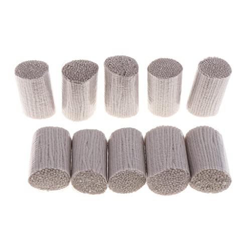 NC Fenteer 10 Bundle/Pack KnüpfKaschmirwolle Knüpfgarn Knüpffäden Teppichgarn geschnitten Latch Hook KaschmirKaschmirwolle, Beige von NC