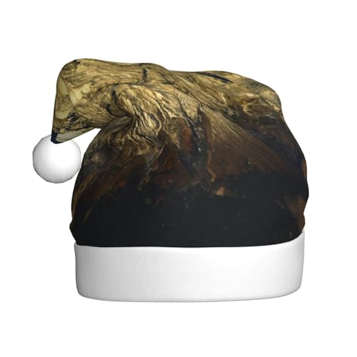 NDDCEDEW Mount Nature bedruckte Weihnachtsmütze für Erwachsene, Unisex, Weihnachtsmütze, lustiger Urlaubsmütze für Weihnachten, niedlicher festlicher Hut für Weihnachten von NDDCEDEW