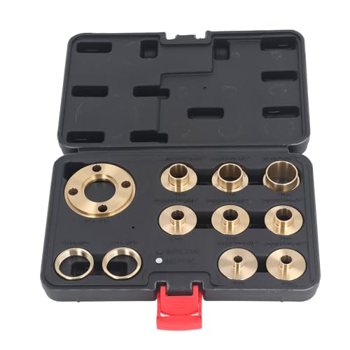 NDNCZDHC 11PCS Router Guide -Kit, 10 mm bis 30 mm Range Messing -Router -Vorlagen -Guides Set, Router -Buchse -Handbuchset Set NDNCZDHC 11PCS Router Guide -Kit, 10 mm bis 30 mm Range Messing -Router -Vorlagen -Guides Set, Router -Buchse -Handbuchset Set von NDNCZDHC