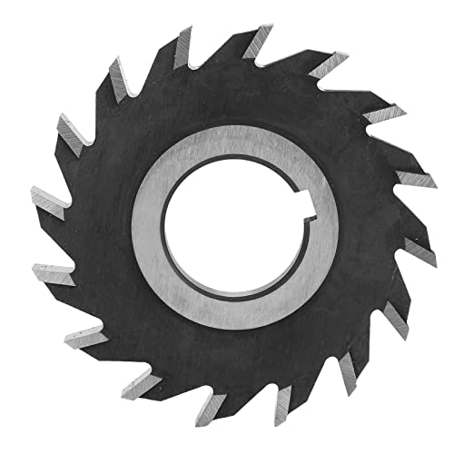 NDNCZDHC Fräser mit 80 mm Durchmesser, 6 mm Zahnbreite, 16 Zähne, Scheibenfräser, kann Holz, Metall und Kunststoff schneiden NDNCZDHC Fräser mit 80 mm Durchmesser, 6 mm Zahnbreite, 16 Zähne, Scheibenfräser, kann Holz, Metall und Kunststoff schneiden von NDNCZDHC
