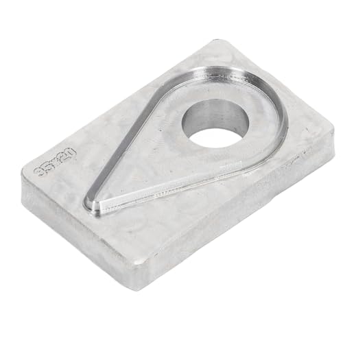 NDNCZDHC Leder-Stanzform, 35 x 20 mm, Wassertropfenform, Stanzform aus legiertem Stahl, Leder-Vorlagen für DIY-Handwerk, Schmuckherstellung von NDNCZDHC