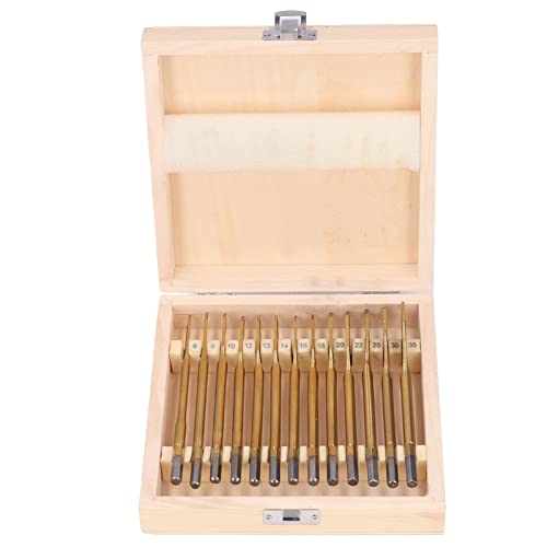 Ndnczdhc 13pcs Holzbearbeitung flacher Bit, 150 mm Länge 1 / 4in Hex Shank Spatenbohrbohrer Set für Holz, PVC, Aluminium Ndnczdhc 13pcs Holzbearbeitung flacher Bit, 150 mm Länge 1 / 4in Hex Shank Spatenbohrbohrer Set für Holz, PVC, Aluminium von NDNCZDHC