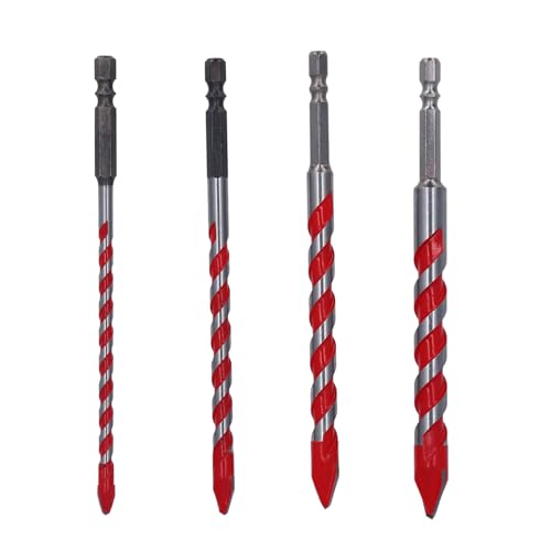 Ndnczdhc 4pcs exzentrisches Twist Drill Bit Set, 1/4 Zoll Sechskant Shank Mauerwerk Bit 6mm 8mm 10 mm 12 mm Betonbohrer Bit Set Set Ndnczdhc 4pcs exzentrisches Twist Drill Bit Set, 1/4 Zoll Sechskant Shank Mauerwerk Bit 6mm 8mm 10 mm 12 mm Betonbohrer Bit Set Set von NDNCZDHC