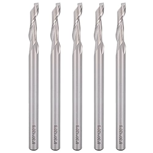 Ndnczdhc 5pcs CNC -Router -Bits 8 x 8 x 30 x 120 mm Spirale Störungs -Router -Bit -Hochgeschwindigkeits -Stahl -Router -Einzelflötenendmühle Ndnczdhc 5pcs CNC -Router -Bits 8 x 8 x 30 x 120 mm Spirale Störungs -Router -Bit -Hochgeschwindigkeits -Stahl -Router -Einzelflötenendmühle von NDNCZDHC