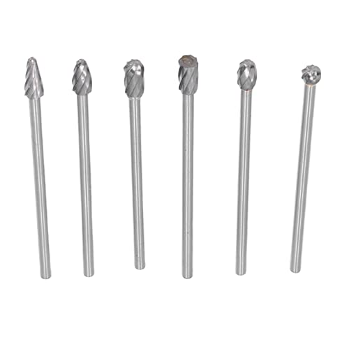Ndnczdhc 6pcs Carbid -Bohrer, verlängern Wolframstahl -Metall -Gravur -Werkzeugen, feste Drehzylinderkopfkarbid -Burr -Set Ndnczdhc 6pcs Carbid -Bohrer, verlängern Wolframstahl -Metall -Gravur -Werkzeugen, feste Drehzylinderkopfkarbid -Burr -Set von NDNCZDHC