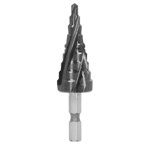 Ndnczdhc Stiefmaschinenbohrer für Metall, 4 6 8 10 12 14 16 18 20mm 9 Sprung Bit Spiralflöten 1/4in Sechskant Shank Drill Bit von NDNCZDHC