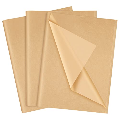 NEBURORA Kraft Seidenpapier für Geschenktüten 60 Blatt Beige Geschenkpapier Bulk 35 x 50 cm Braun Geschenkpapier Geschenkverpackung Füller Kunsthandwerk DIY Geburtstag Hochzeit Urlaub (Kraft) von NEBURORA