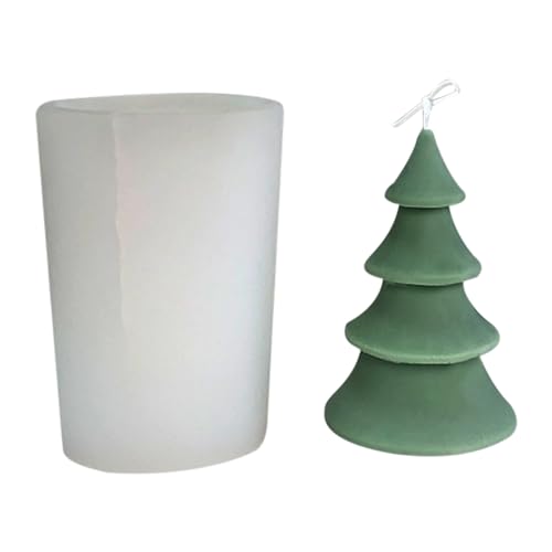 Weihnachtsbaum-Form | Weihnachts-Silikonformen für Kerzen, Kunstbastel-Set, Weihnachtsbaumformen für Kerzen, Seife, Heimdekoration, Urlaubsgeschenke von NEECS