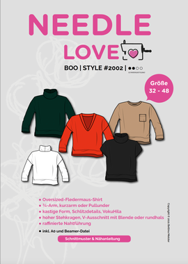 BOOshirt von {NEEDLE LOVE}