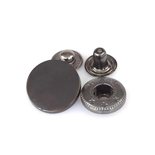 10 Stück 12/15/17mm Metall-Druckknöpfe für Jacken, Mäntel, Nähen, Kleidung, Leder, Bastelzubehör, 17mm von NEFLUM