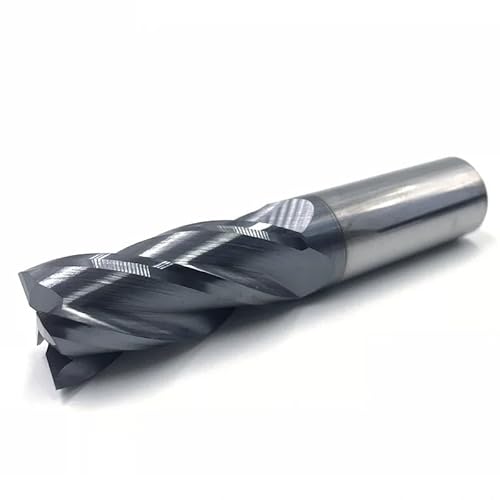 4,5,6,8,12mm Cutting 4 Flute Alloy Carbide Tungsten Steel Milling Cutter CNC Machine Cutting Tools End Mil HRC70 CARBID End Mill,1X3X4X50 von NEFLUM