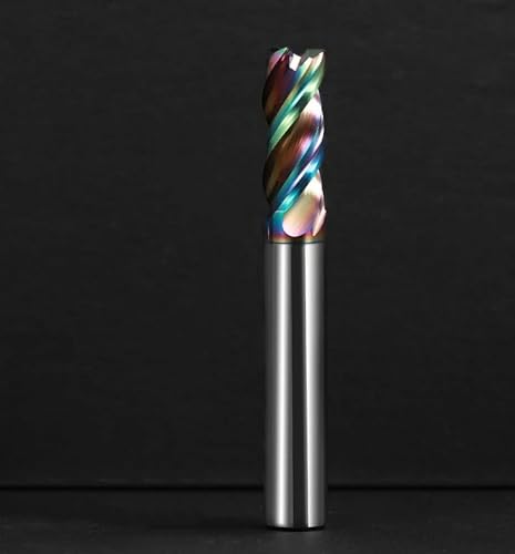 DLC-Beschichtung, Bunte CNC-Mehrfarben-U-förmige Nutfräser-Bits Für Aluminium-Schaftfräser, Wolfram,12X36X12X75 Farbe von NEFLUM