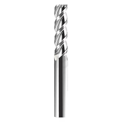 HRC65 3-Flöten-Wolframstahlkarbid Für Aluminium-Flachfräser, CNC-mechanisches Bearbeitungszentrum, Schaftfräser-Werkzeuge,18x55x150L von NEFLUM