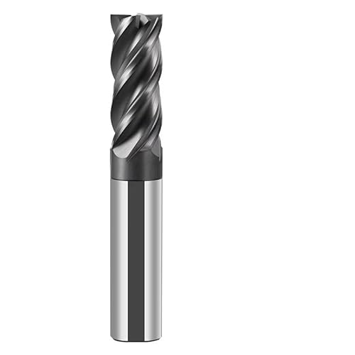 HRC70 CNC-Bearbeitungs-Schaftfräser 1,6,7,8 Mm Bis 20 Mm, 4 Nuten, Fräser, Legierungsbeschichtung, Wolframstahl, Schneidwerkzeug, Hartmetall-Schaftfräser,12X45X12X100 von NEFLUM