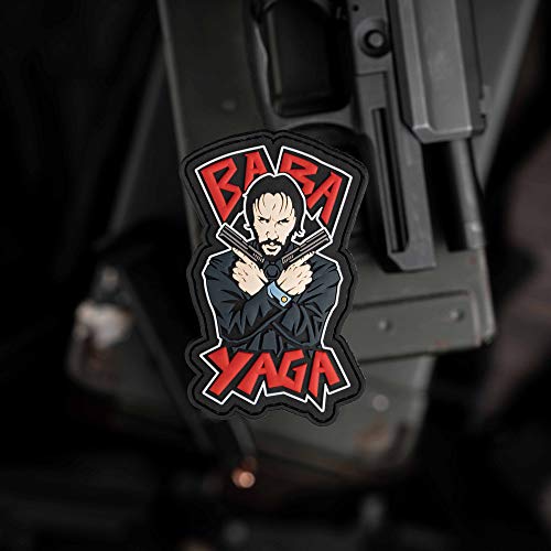 NEO TACTICAL GEAR John Wick Baba Yaga PVC Morale Patch John Wick Patch Baba Yaga Patch Tactical Gear Patch Patch für Rucksack Patch Sammler Moral Patch Display von NEO Tactical Gear