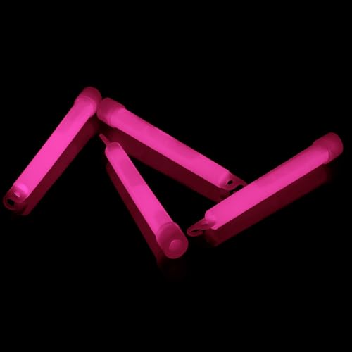 NEON FUN 10 Dicke Maxi Power Knicklichter | freie Farbwahl | 8h Leuchtdauer | 150x15 mm | Geprüfte Qualität | Testurteil 1,4 sehr gut, Farbe:Pink von NEON FUN