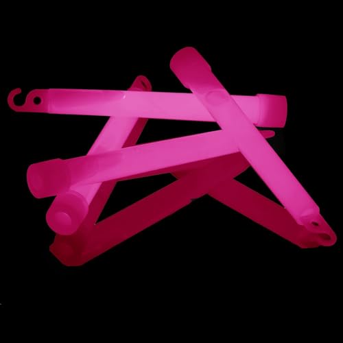 NEON FUN Dicke Knicklichter | PINK | Ultra High Power | 2h | Notfall | SOS | Rescue | Militärqualität, Menge:10 Stück von NEON FUN