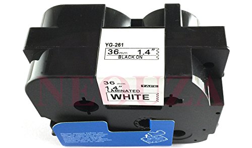 NEOUZA Compatible for Brother P-touch TZe Tz Black on White label tape 6mm 9mm 12mm 18mm 24mm 36mm all size(TZe-261 36mm) von NEOUZA