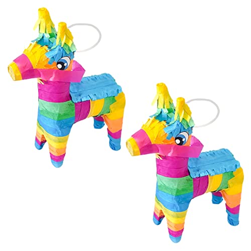 2St Piñata Partyzubehör komfetti carniv schokobons decor Mit Süßigkeiten gefüllte Pinata-Spielzeuge Pinata-Dekor Süßigkeiten mexikanisch schmücken handgefertigte Pinata aus Papier NESTINGHO von NESTINGHO