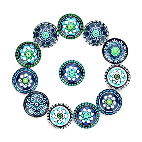 NESTINGHO 1 20 Stück Edelsteinglas Cabochons Für Die Schmuckherstellung Zubehör Zur Schmuckherstellung Schmuck Charme Blaue Edelsteine Cabochons Blaue Accessoires Glasfleck Blue von NESTINGHO