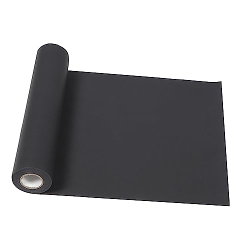 NESTINGHO 1 Rolle Rolle aus Kraftpapier buchverpackung kreativpapier geschenkpakete präsentbox geschenkpapier weihnachten Kraftpapier einwickeln Blumendekorpapier Strauß Packpapier Black von NESTINGHO