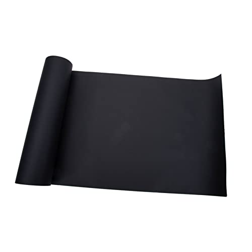 NESTINGHO 1 Rollenrolle Rolle aus Kraftpapier verpackungsmaterial paketpapier bastel material geschenkband Staffelei Papier schwarzes Baupapier Geschenkpapier Blumenverpackungspapier Black von NESTINGHO