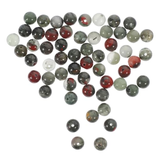 NESTINGHO 1 Saite Afrikanische Blutsteinperlen Schmuck Abstandsperlen Perlen aus Naturstein natursteinperlen gemstone beads Schmuckzubehör Perlen für die Herstellung von Armbändern von NESTINGHO