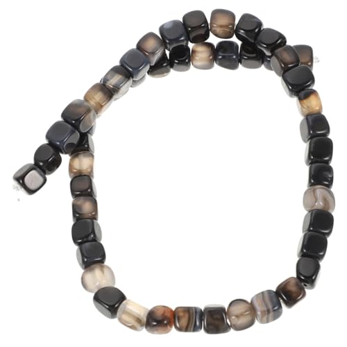 NESTINGHO 1 Saite Verstreute Perlen Edelstein Halskette Lose Steinperlen Lose Perlen Für Schmuck Diy Schmuck Handwerk Perlen Edelstein Lose Perlen Klare Perlen Bunter Schmuck Black Achat von NESTINGHO