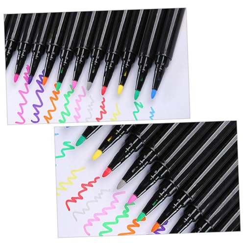 NESTINGHO 1 Satz 2st Flüssige Kreide Farbstifte Wischen Sie Spurlos Aquarellstift Led Fluoreszierender Stift Aquarellstifte Für Kinder Plastik von NESTINGHO