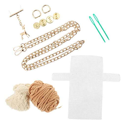 NESTINGHO 1 Satz DIY-Garnbeutel Kreuzstichzubehör handgefertigtes Geldbörsen-Accessoire handarbeitstasche strickset für anfänger Geldbörse handgefertigte Lieferungen Geldbörse-DIY-Material von NESTINGHO