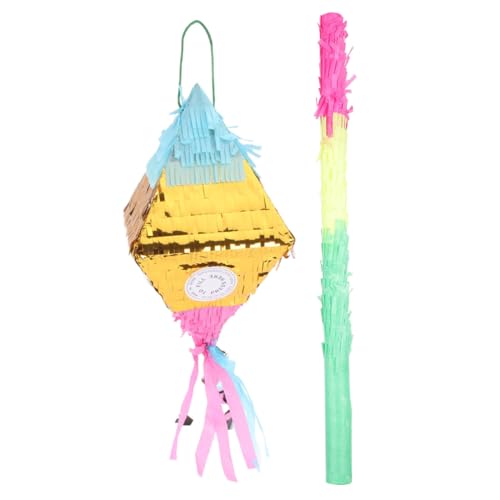 NESTINGHO 1 Satz Diamant Pinata Süßigkeiten Für Kinder Im Freien Lustige Kinder Pinata Für Kinder Kinder Pinata Für Erwachsene Pinata Für Die Tür Süßigkeiten Dekorationen Aus Papier von NESTINGHO