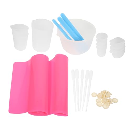 NESTINGHO 1 Satz Leimmischwerkzeug-set Pipette Diy-epoxy-werkzeug Epoxid-werkzeugsatz Werkzeugsatz Für Mischbecher Formen Für Eis Am Stiel De Para Gelatinas Bastelbedarf Rührstab Kieselgel von NESTINGHO