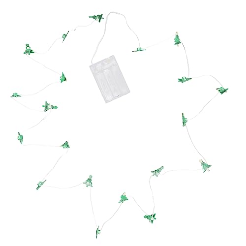 NESTINGHO 1 Satz Saite Lichterkette Aus Kupferdraht Weihnachtsgeschenk Weihnachtsparty-dekoration Weihnachtsfee Licht Weihnachtsdekoration Weihnachtsmann Licht Weihnachtslampe Green Plastik von NESTINGHO