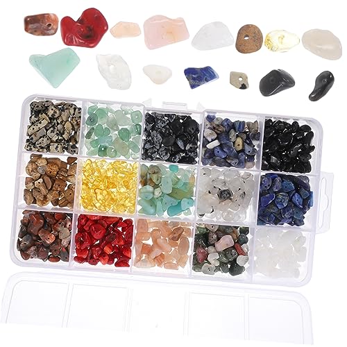 NESTINGHO 1 Schachtel DIY Schmuck Handwerk Perlen bastelsets+für+kinder bastel set für kinder creolen ohrringe verkleidung spielzeuge für kinder DIY-Perlen Perle aus Naturstein lose Steine von NESTINGHO