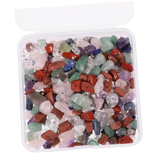 NESTINGHO 1 Schachtel Kies natursteinperlen edelsteine gemuse trauzeugengeschenke Naturstein Schmuckzubehör the gems Edelstein-Chip Perlenschmuck Chip-Stein-Perlen geburtstagsfeier DIY stein von NESTINGHO