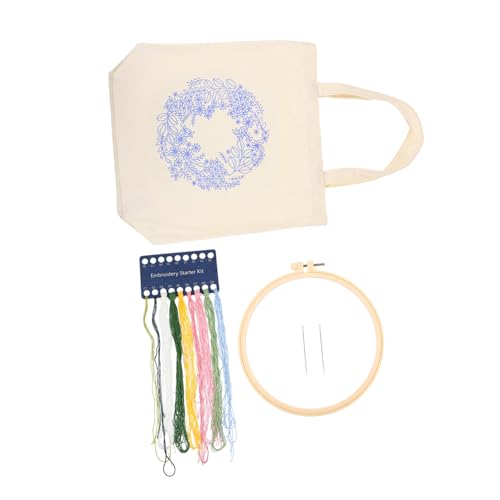 NESTINGHO 1 Set Canvas Bag-stickkasten Für Anfänger Mit Muster- -einkaufstasche von NESTINGHO