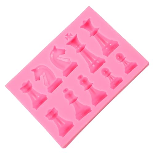 NESTINGHO 1 Set Schach Schachguss Silikonformen Für Schach Silikon Herstellungsset Schach DIY Silikon Herstellungsset DIY Formen DIY Silikon Schachförmiges Epoxidharz von NESTINGHO