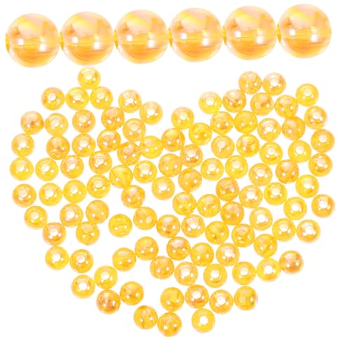 NESTINGHO 100St Abstandsperlen kunststoffperlen beads for jewellery haarschmuck DIY abstandshalter perlen Acrylperle für die Schmuckherstellung Acrylperlen basteln zarte kleine Perlen von NESTINGHO