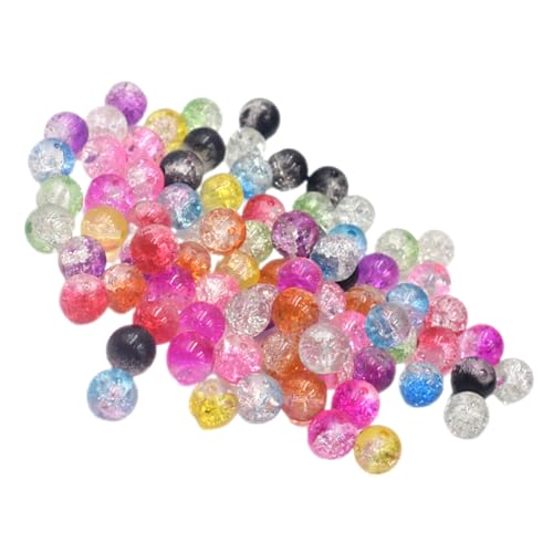 NESTINGHO 100St DIY Schmuckzubehör Perlen bunte Glasperlen Perlensets armband herstellung kit perlen sicherheitsglas schmuckperlen beads Schmuckherstellung aus Perlen Armband Perlenmaterial von NESTINGHO