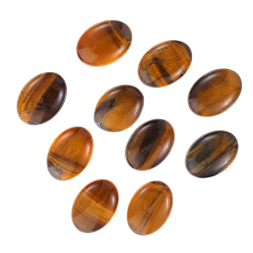 NESTINGHO 10St Edelstein-Patch Cabochons Steindekoration Cabochons aus Natursteinen natürliche Quarz-Cabochons edelsteine schmucksteine dekorative Cabochons Cabochon-Perlen zum Selbermachen von NESTINGHO