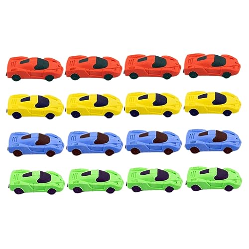 NESTINGHO 16st Radiergummi Automodell Spielzeug Kinderautos Tierisches Spielzeug Mini-spielzeug Auto Für Kinder Mini-puzzle-radierer Mini-radierer Für Kinder 3d-radierer Kinderspielzeug von NESTINGHO