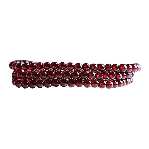 NESTINGHO 1Stk Granatperlen natürliche Edelsteinperlen DIY-Perlen Perlen zum Basteln Perlen aus Naturstein Armbandperlen DIY beads Semi-finished beads Perlenhandwerk Halbfertige Perle von NESTINGHO